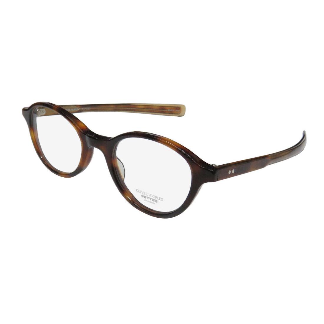 Oliver Peoples Rowan Eyeglass Frame Designer 46-21-140 Tortoise Plastic