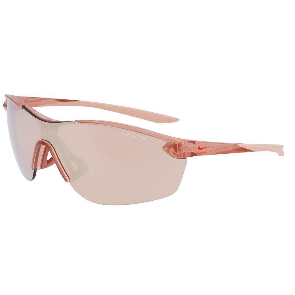 Nike Women`s Victory Elite Shield Sport Sunglasses Matte Fossil Rose - Frame: Matte Fossil Rose, Lens: Rose Tint