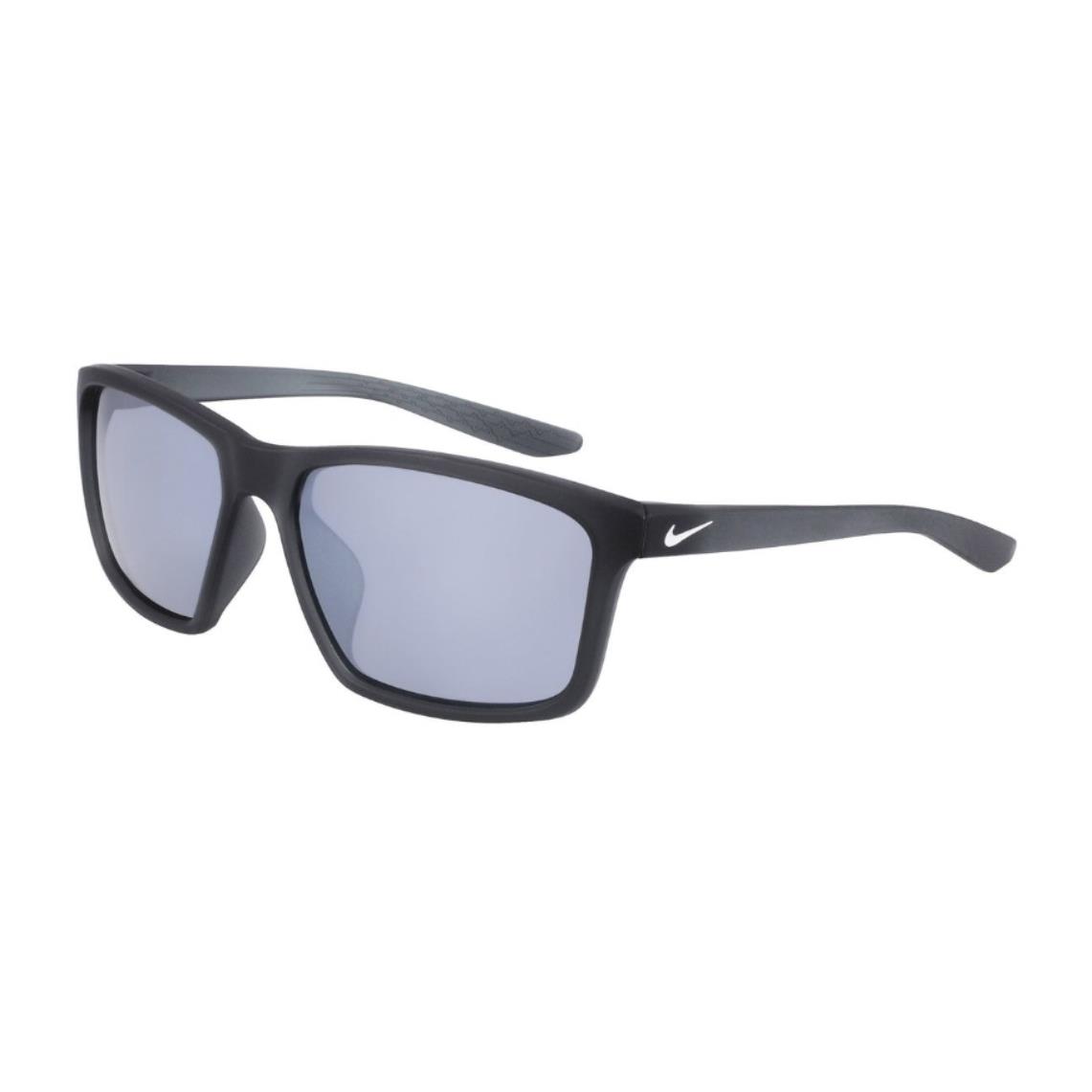 Nike Unisex Valiant Square Silver Lens Sport Sunglasses Matte Anthracite - Frame: Matte Anthracite, Lens: Silver