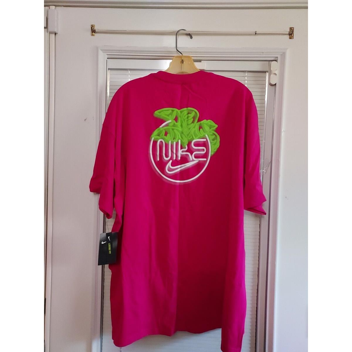 Nike Size Xxl Fireberry Sportswear T-shirt