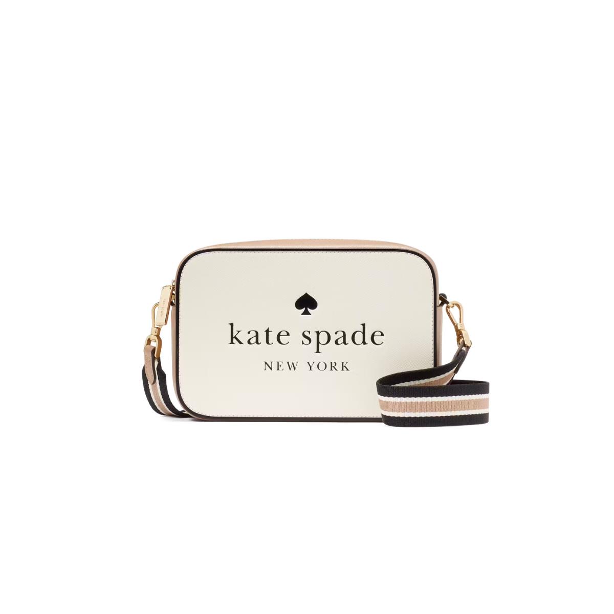 Kate Spade Oh Snap Colorblock Toasted Hazelnut Mini Camera Crossbody Bag KH756