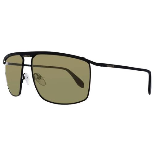 Adidas Originals OR0029-02G Unisex Metal Sunglasses Grey Mirrored Lens - Frame: Black, Lens: Gray