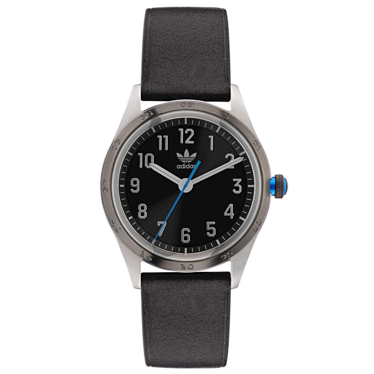 Adidas Men`s Originals Style Code Four Black Dial Watch - AOSY22528