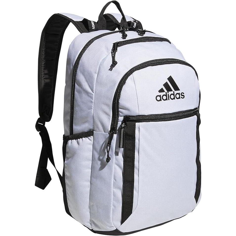 Adidas Excel 7 Backpack Twill White/black Lifetime Warranty