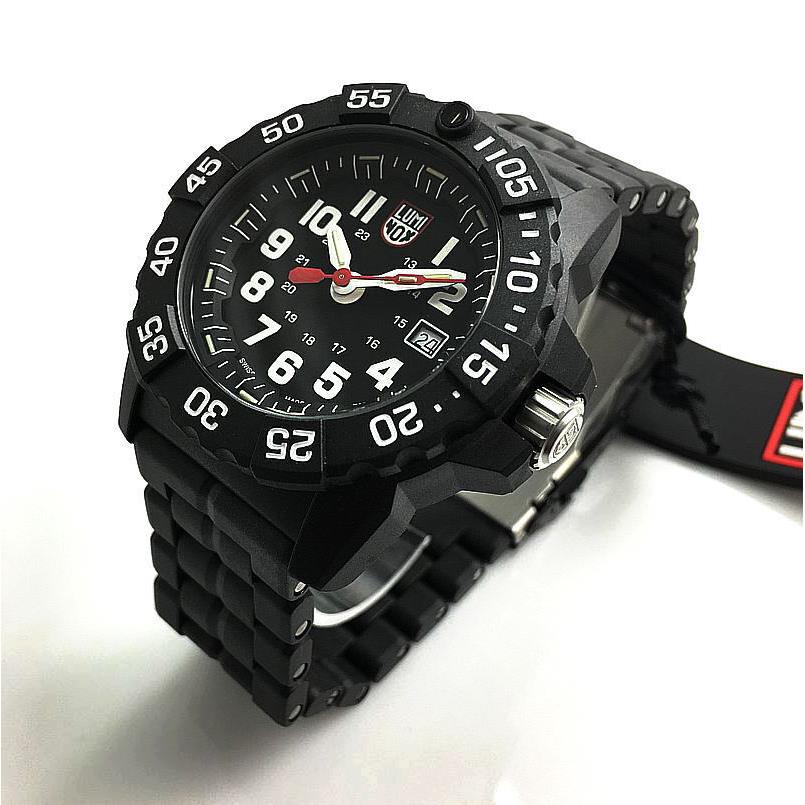 Men`s Luminox Navy Seal Trident Diver`s 45mm Watch XS.3502