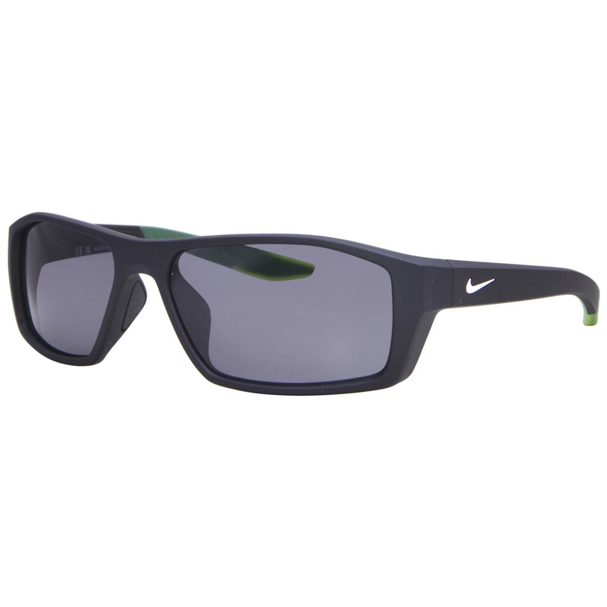 Nike Brazen-shadow CT8228 010 Sunglasses Men`s Matte Black/dark Grey Lenses 59mm