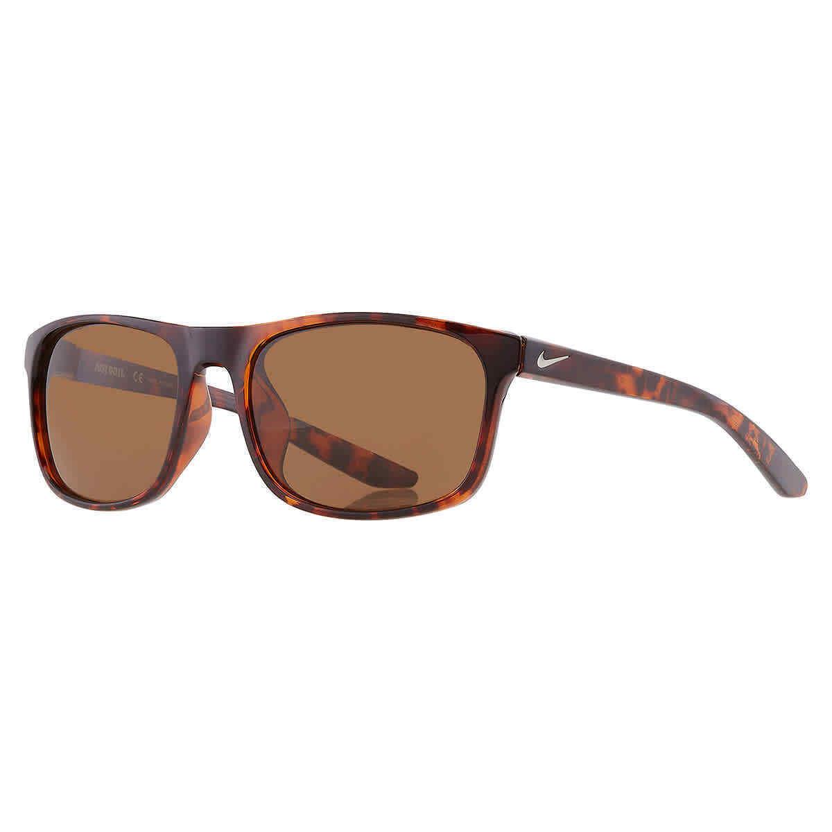 Nike Unisex Endure Square Sport Sunglasses Tortoise Brown