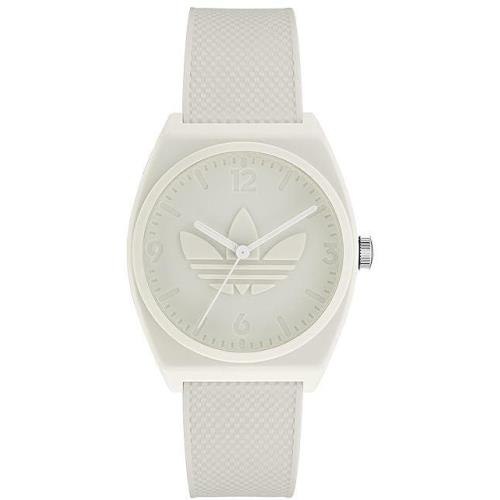 Adidas Project Two White Silicone Unisex Watch AOST22035