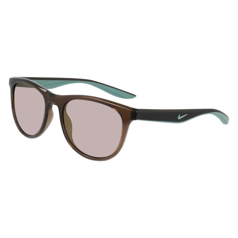 Nike Unisex Wave Mirrored Round Sport Sunglasses Ironstone Brown