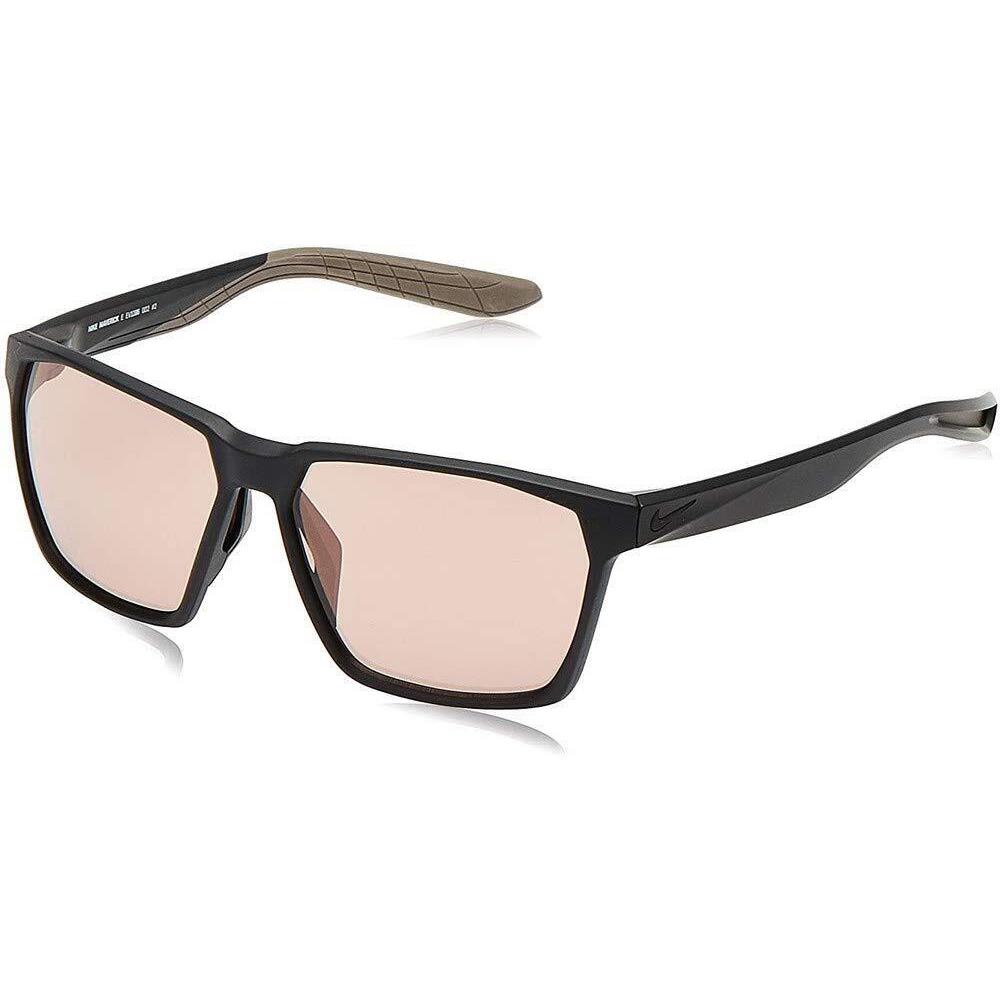 Nike Men`s Maverick Mirrored Square Sport Sunglasses Matte Black