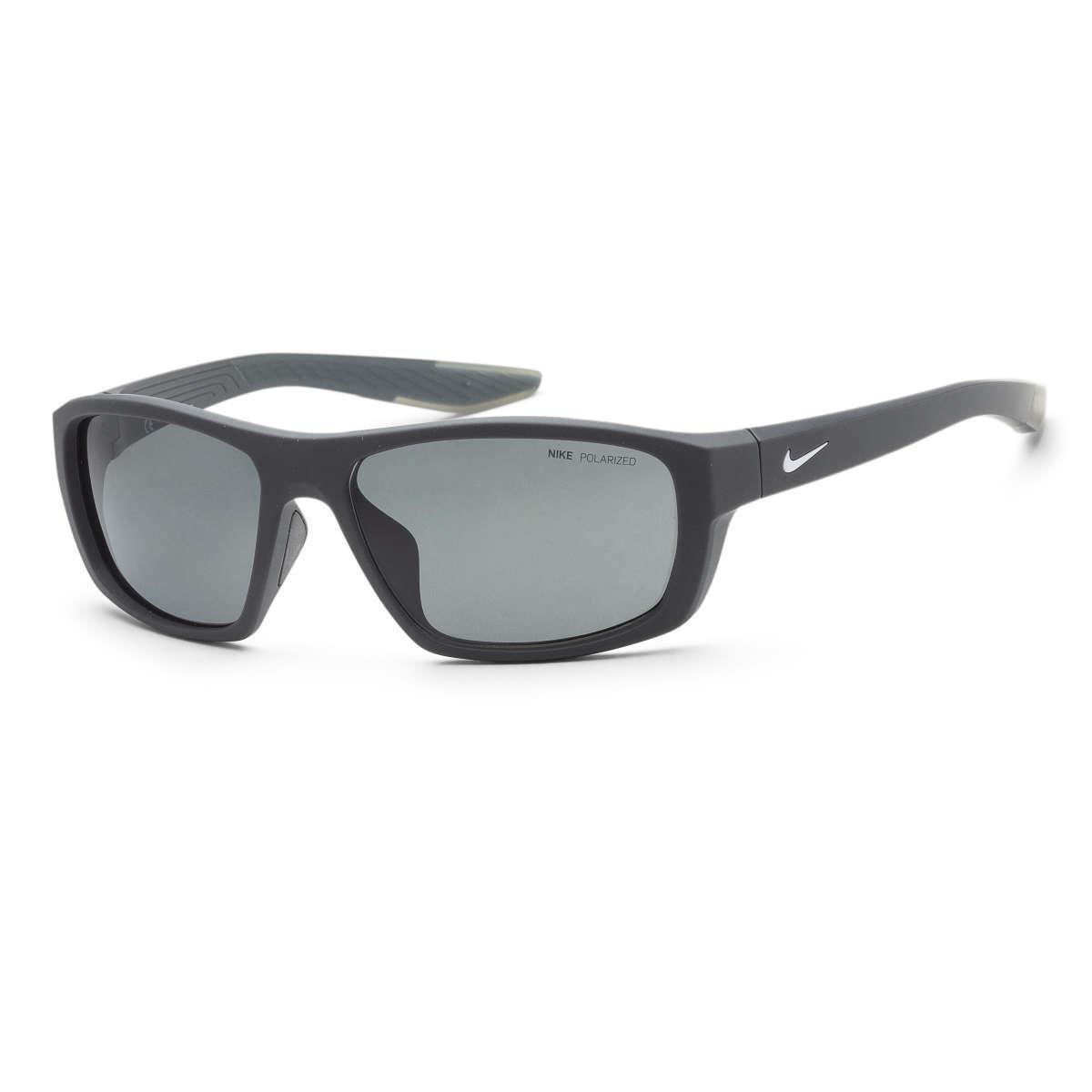 Nike Unisex Brazen Boost Polarized Sport Sunglasses Matte Anthracite - Frame: Matte Anthracite, Lens: Gray