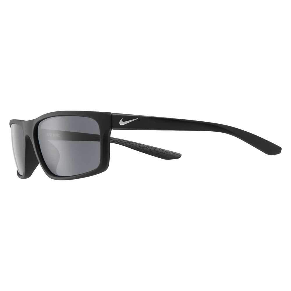 Nike Unisex Chronicle Mirrored Rectangular Sport Sunglasses Matte Black