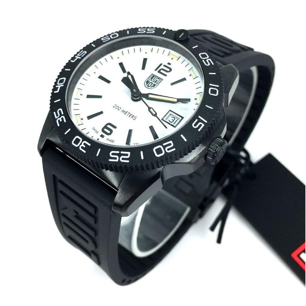 Men`s Luminox Pacific Diver Ripple 39mm Steel Dive Watch XS.3127M