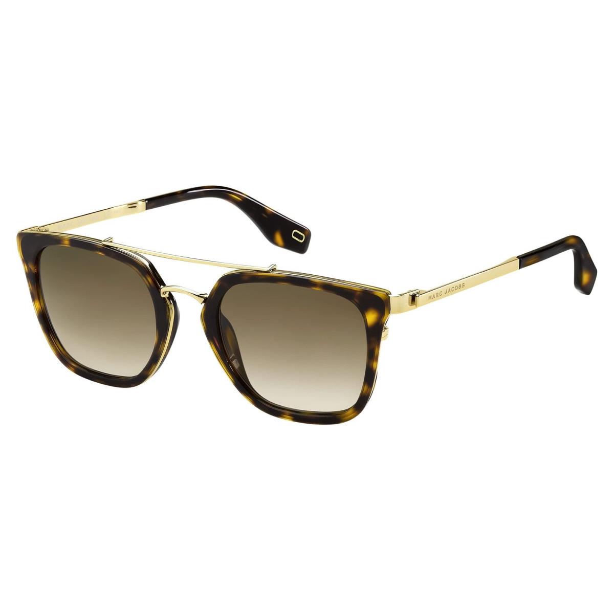 Marc Jacobs Men`s Marc 270/S Square Sunglasses Havana Gold/brown Gradient 51