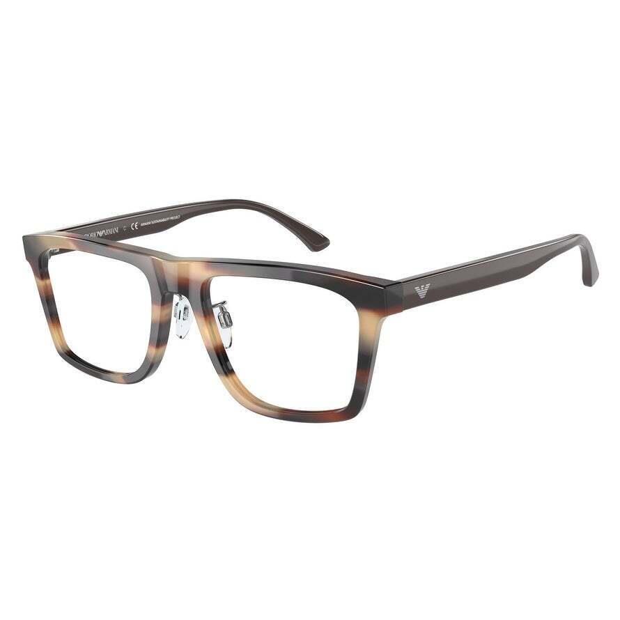 Emporio Armani EA3185F-5903-54 5903 Striped Brown Eyeglasses