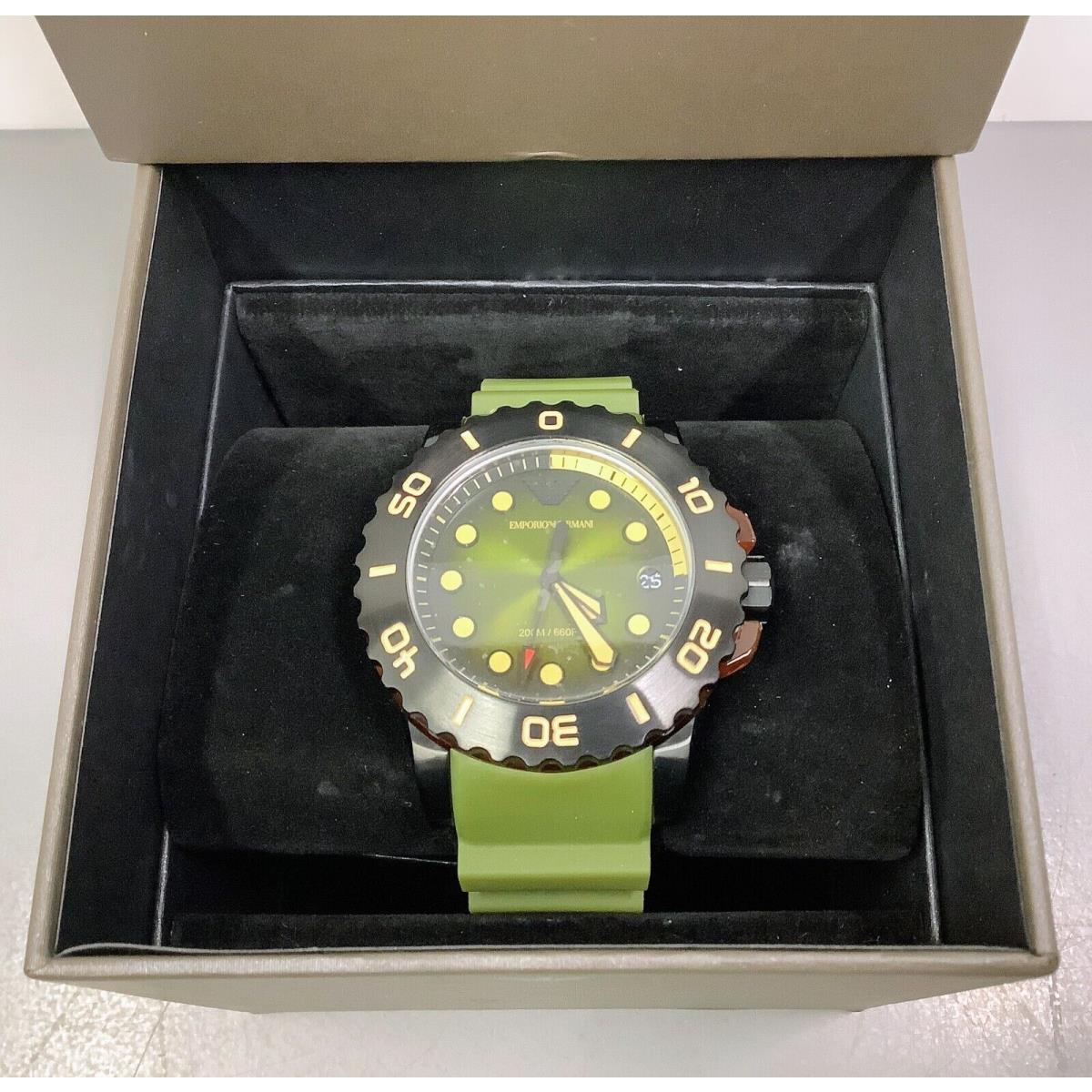 Emporio Armani Watch AR11540 Men`s Green