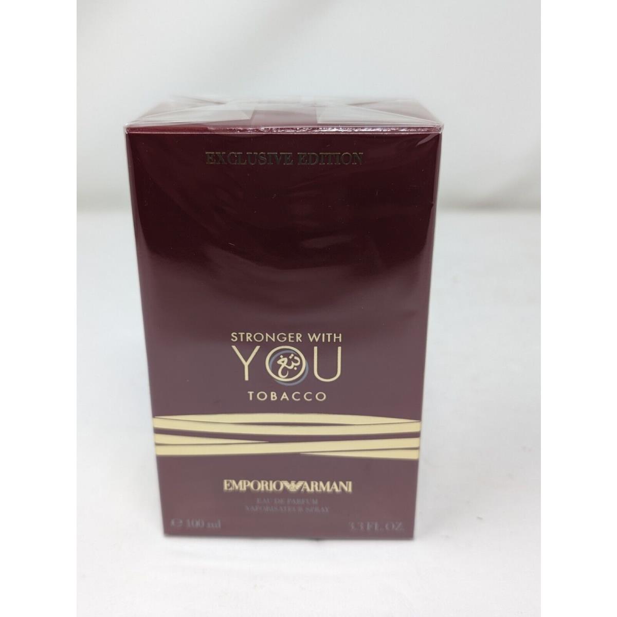 Stronger with You Tobacco by Armani 3.4 oz Edp Edp For Men 2024