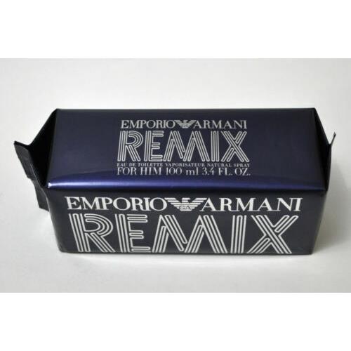 Emporio Armani Remix Him by Giorgio Armani Cologne Men 3.4 oz /100 ml Edt Spray