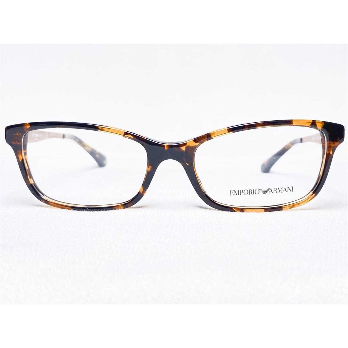 Emporio Armani EA3031 5228 Womens Yellow Havana Eyeglasses Frames 53/17 140