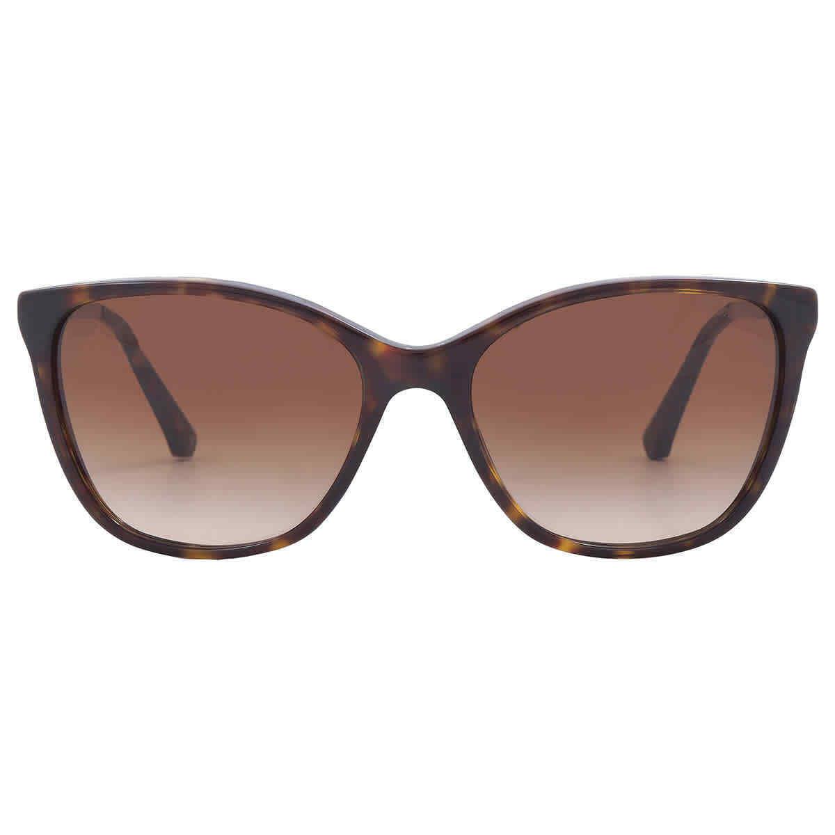 Emporio Armani Brown Gradient Cat Eye Ladies Sunglasses EA4025 502613 55