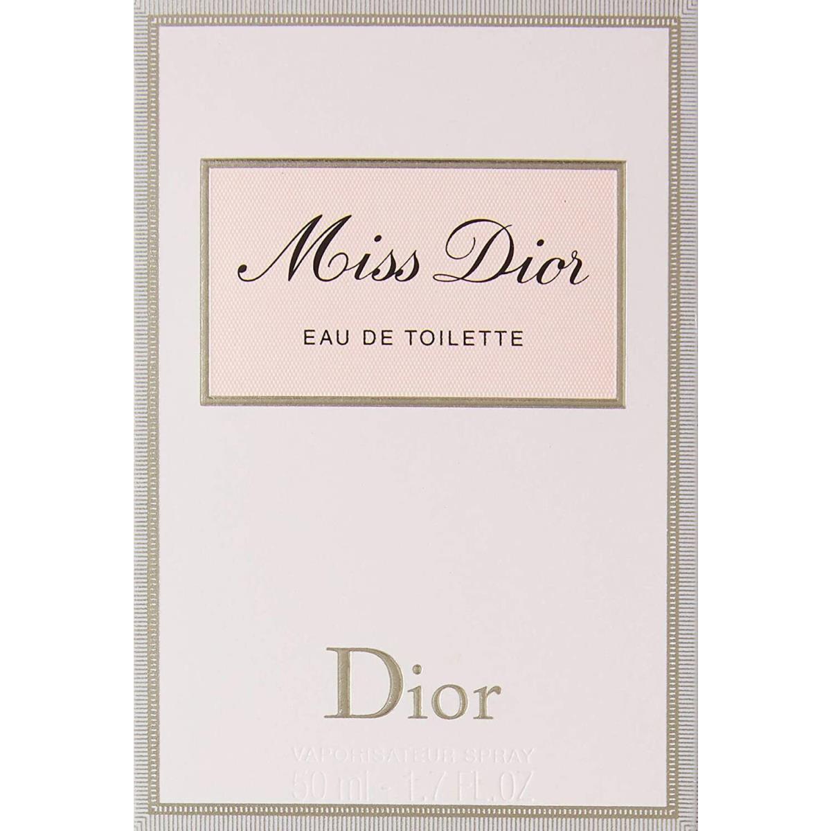 Christian Dior Miss Dior 50ML 1.7 Oz Eau DE Toilette Spray Women Box