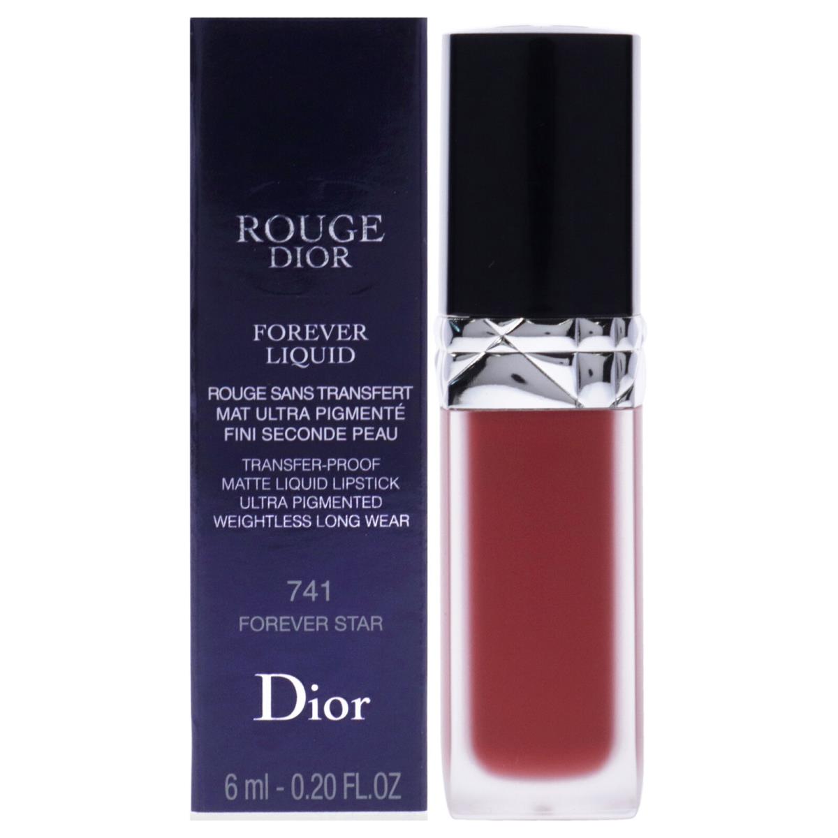 Rouge Dior Forever Liquid Matte - 741 Forever Star by Christian Dior - 0.2 oz