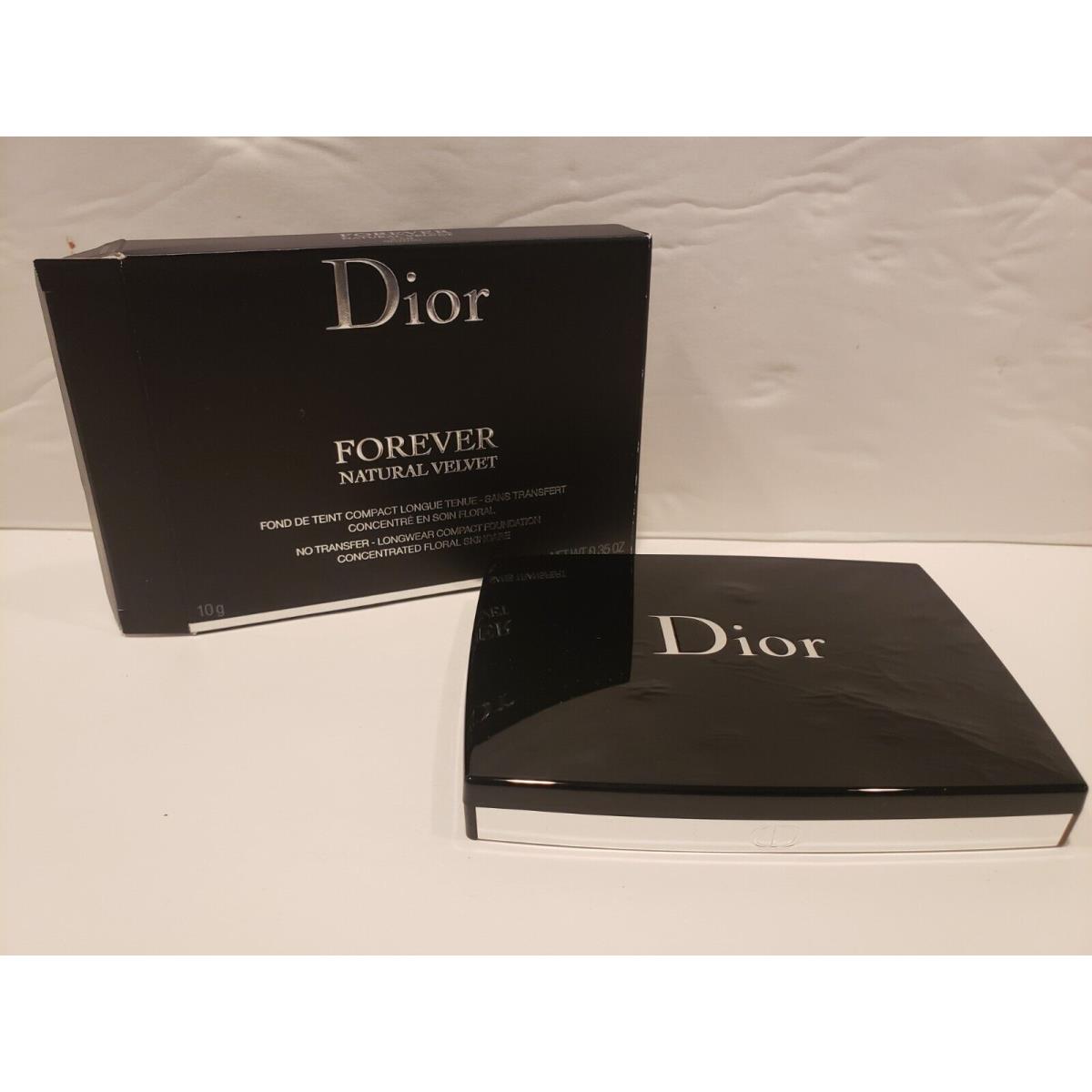 Christian Dior-forever Natural Velvet - No Transfer Compact Foundation-2.5N -nib