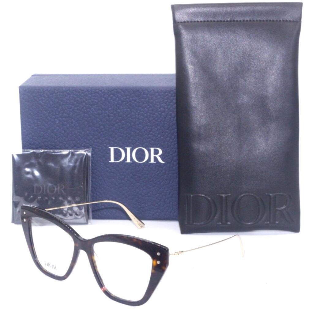 Christian Dior Missdioro 83I 2200 Havana Gold Eyeglasses 52-15