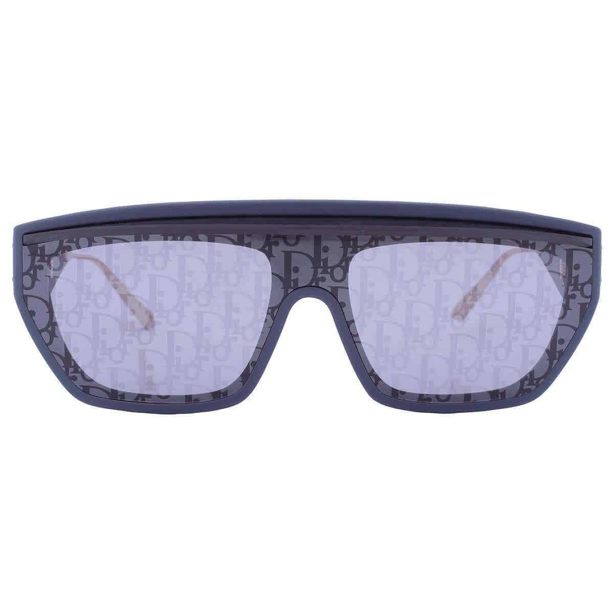 Dior Blue Logo Shield Men`s Sunglasses Diorclub M7U 31B8 141 Diorclub M7U 31B8