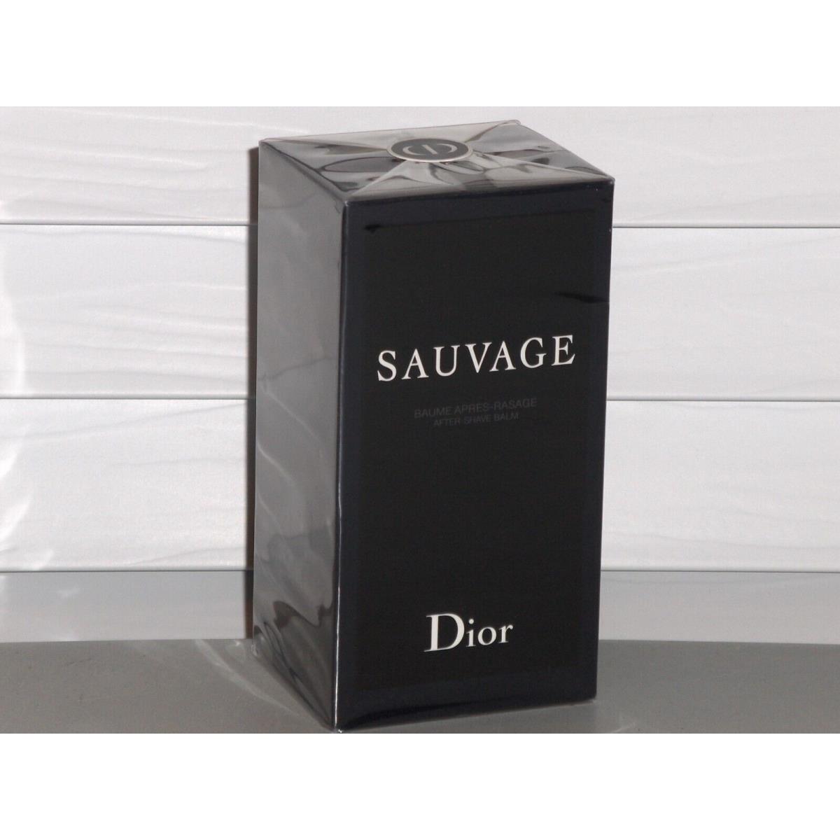 Sauvage by Dior Men`s After Shave Balm Aftershave 3.4 Oz. 100 ml