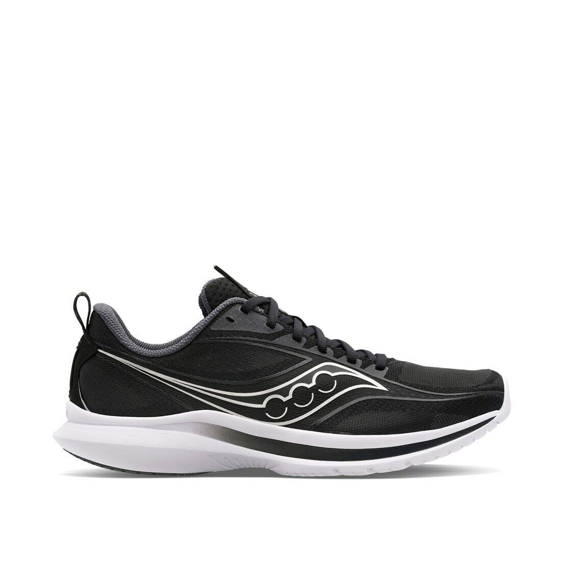 Saucony S20723-05 Men`s Kinvara 13 in Black/silver - Medium - Black