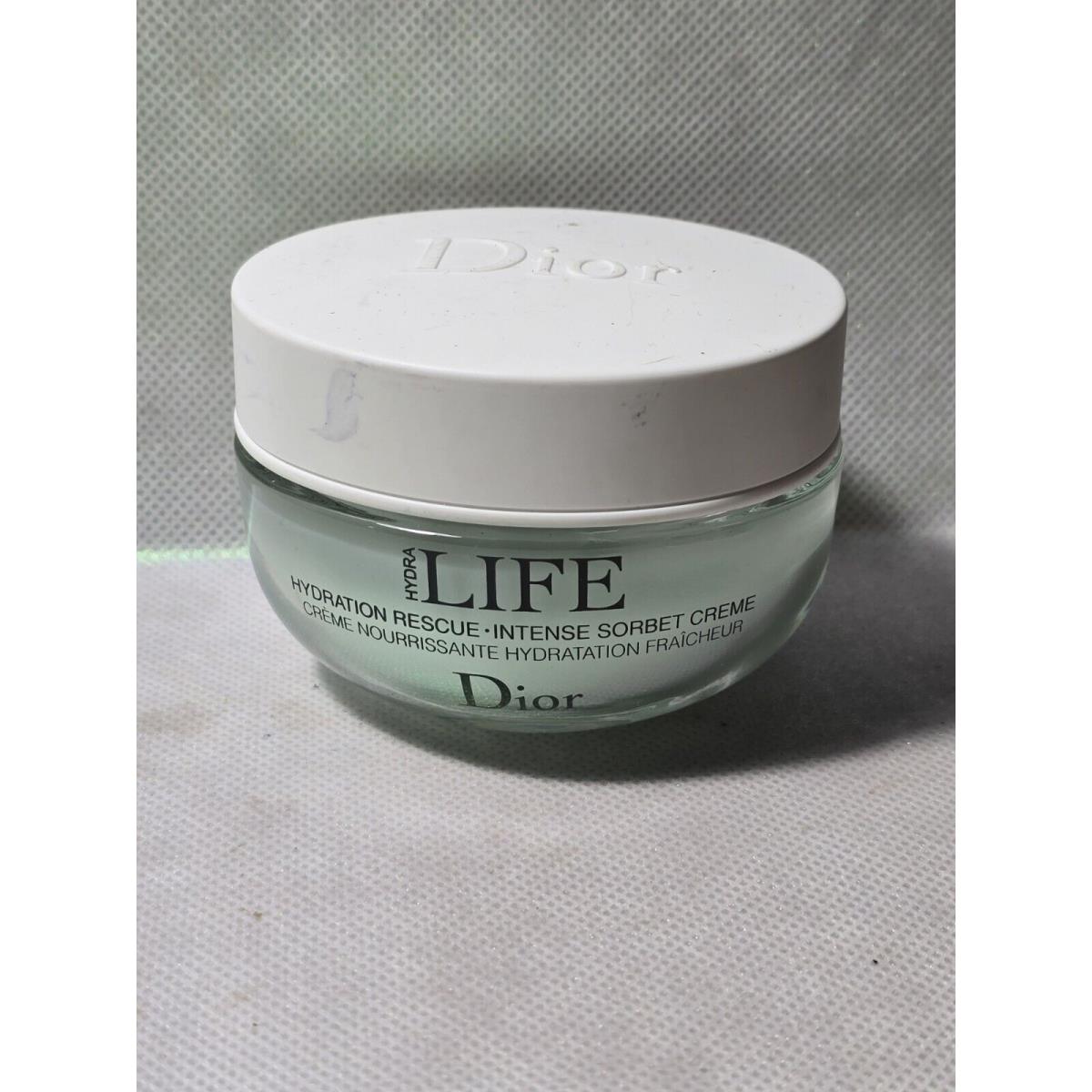 Christian Dior Hydra Life Hydration Rescue Intense Sorbet Creme 50ml 1.7oz sea Fash Brands