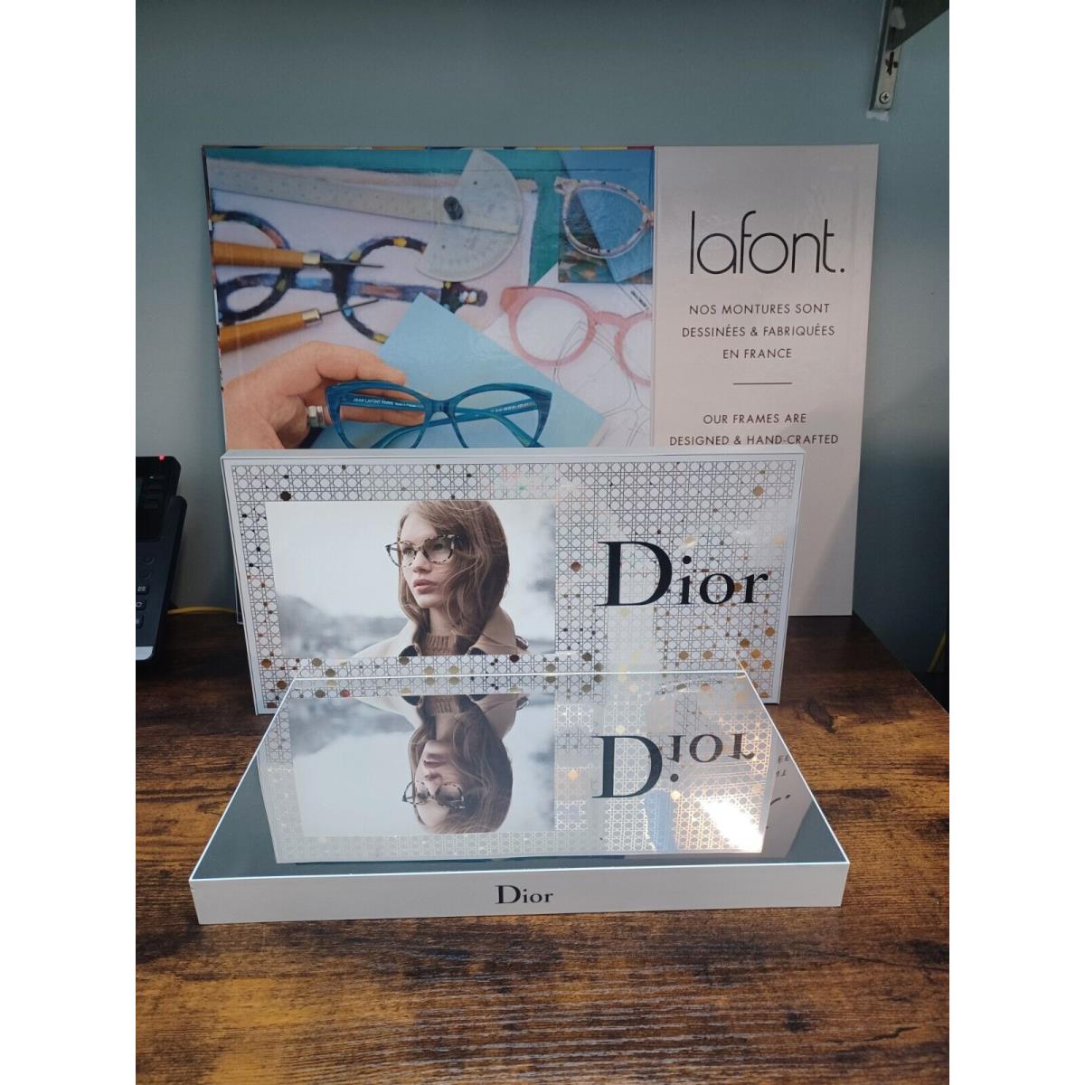 Dior Sunglasses Eyeglasses Optical Store Display Tray. Weight: 2.8 OZ