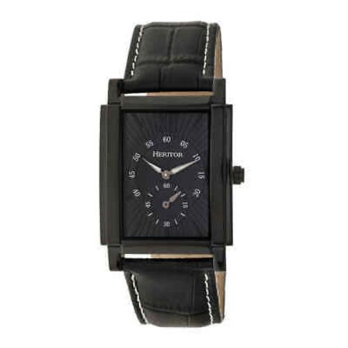 Heritor Frederick Automatic Black Dial Men`s Watch HR6106