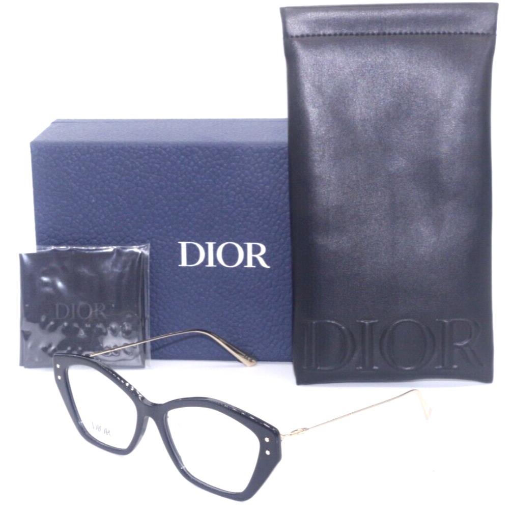 Christian Dior Missdioro S1F I200 Black Gold Eyeglasses 54-15