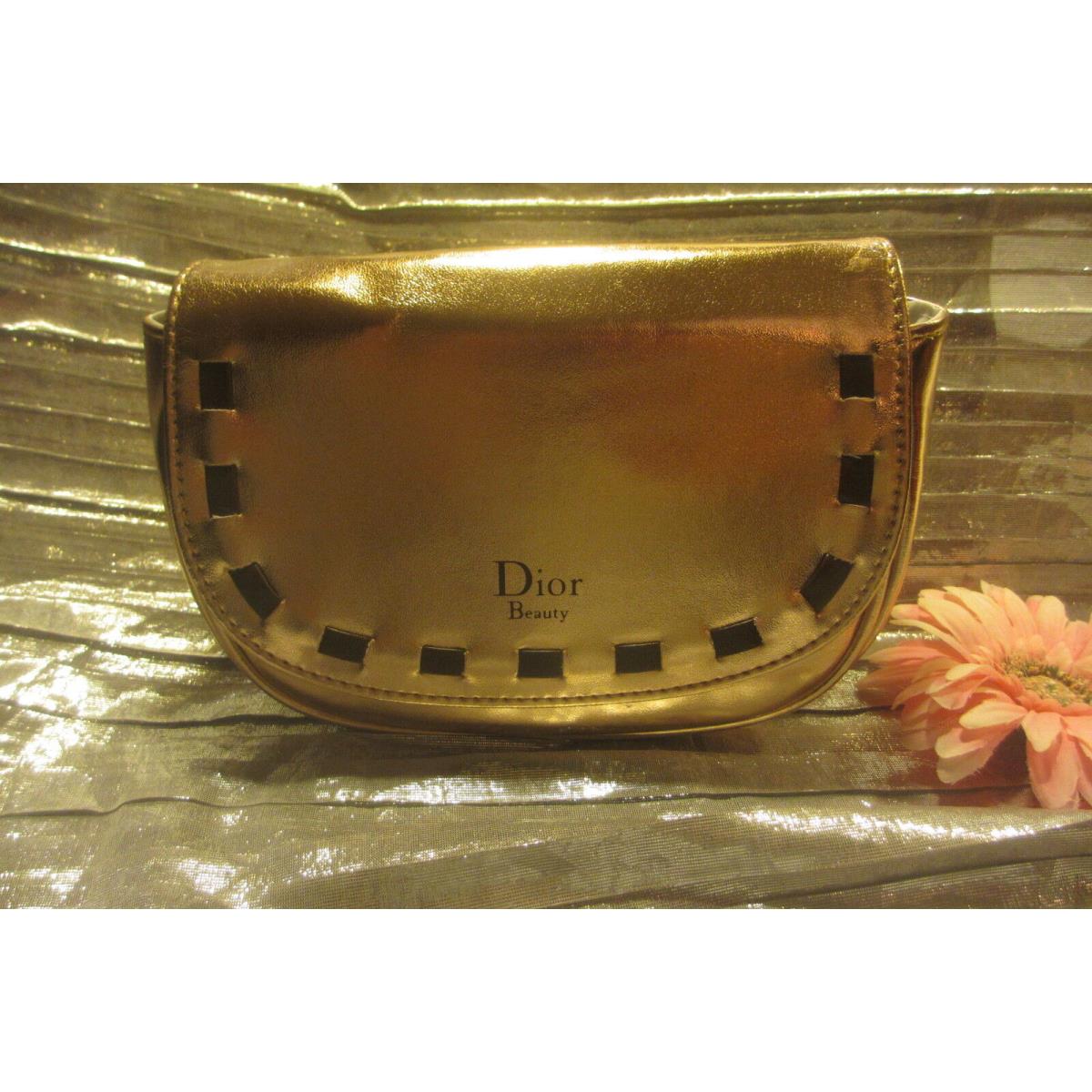 Beautiful Dior Beauty Metallic Pouch