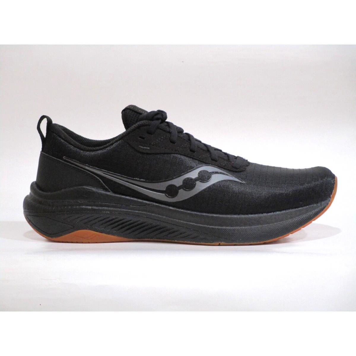 Saucony Men`s S20820-10 Freedom Crossport Running Sneaker Shoes 10 M US - Black/Gum