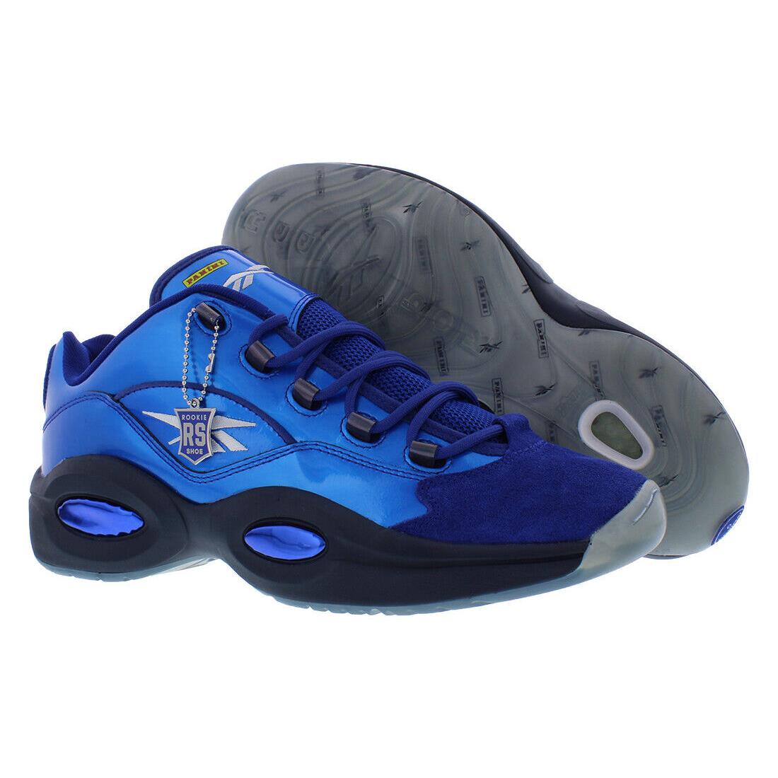 Reebok Question Low Unisex Shoes - Classic Cobalt/Collegiate Navy/Footwear White, Main: Blue