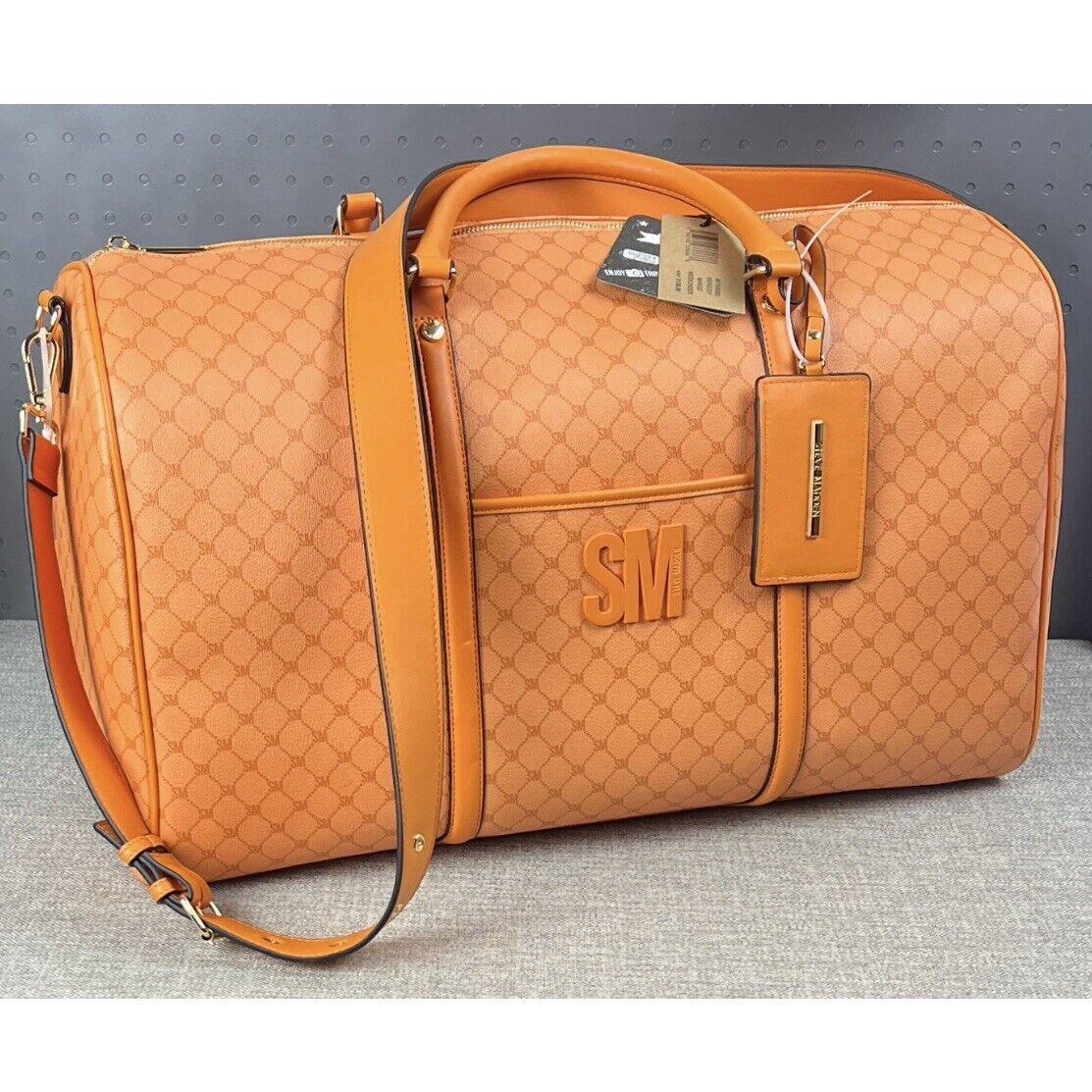 Steve Madden Orange Large Travel Weekend Bspeedy Overnight Duffel Bag