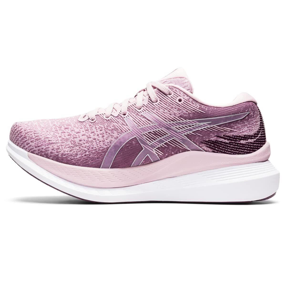 Asics Women`s Glideride 3 Running Shoes 6 Rosequartz/deep Plum - Beige