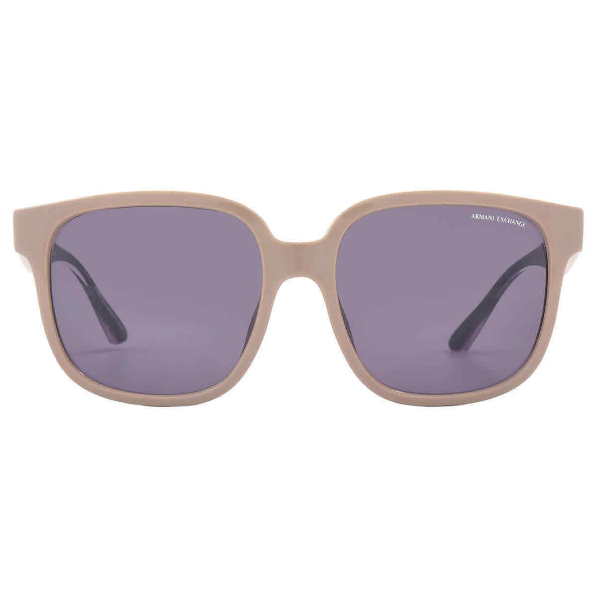 Armani Exchange Violet Square Ladies Sunglasses AX4136SU 83421A 56