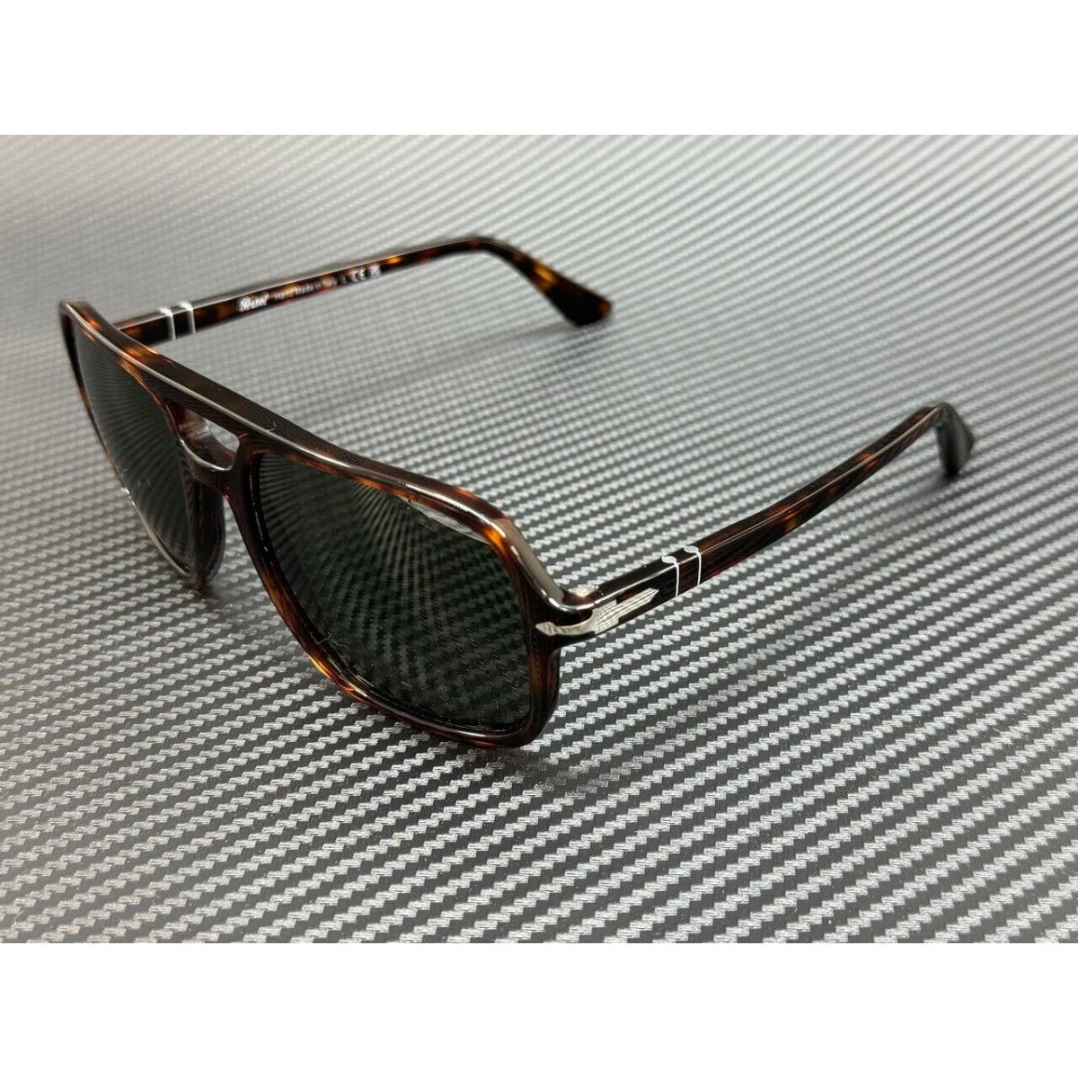 Persol PO3328S 24 31 Brown Havana Green Men`s 55 mm Sunglasses