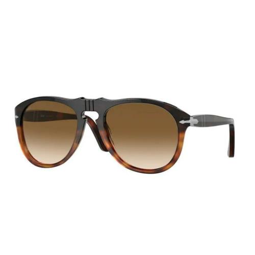 Persol PO0649 116051 54 Dark Brown-light Brown Tortoise/brown Sunglasses