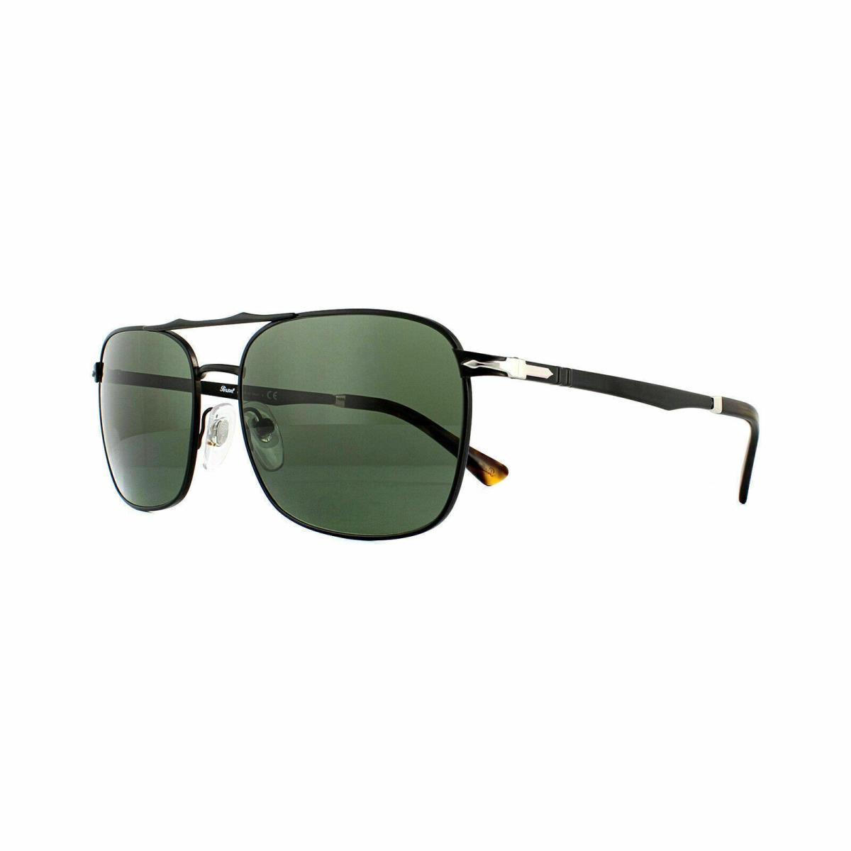 Persol Sunglasses PO2454S 107831 60 Demi Gloss Black Green