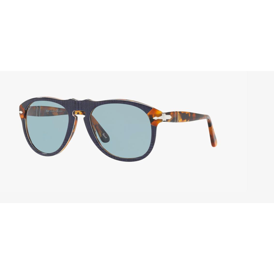 Persol PO0649 1090/3R Blue-tortoise/blue Tempered Glass Polarized Sunglasses