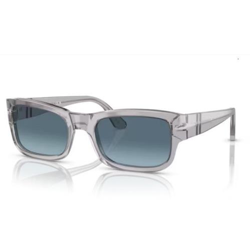 Persol 0PO3326S 309/Q8 Transparent Grey/azure Gradient Blue Polarized Sunglasses