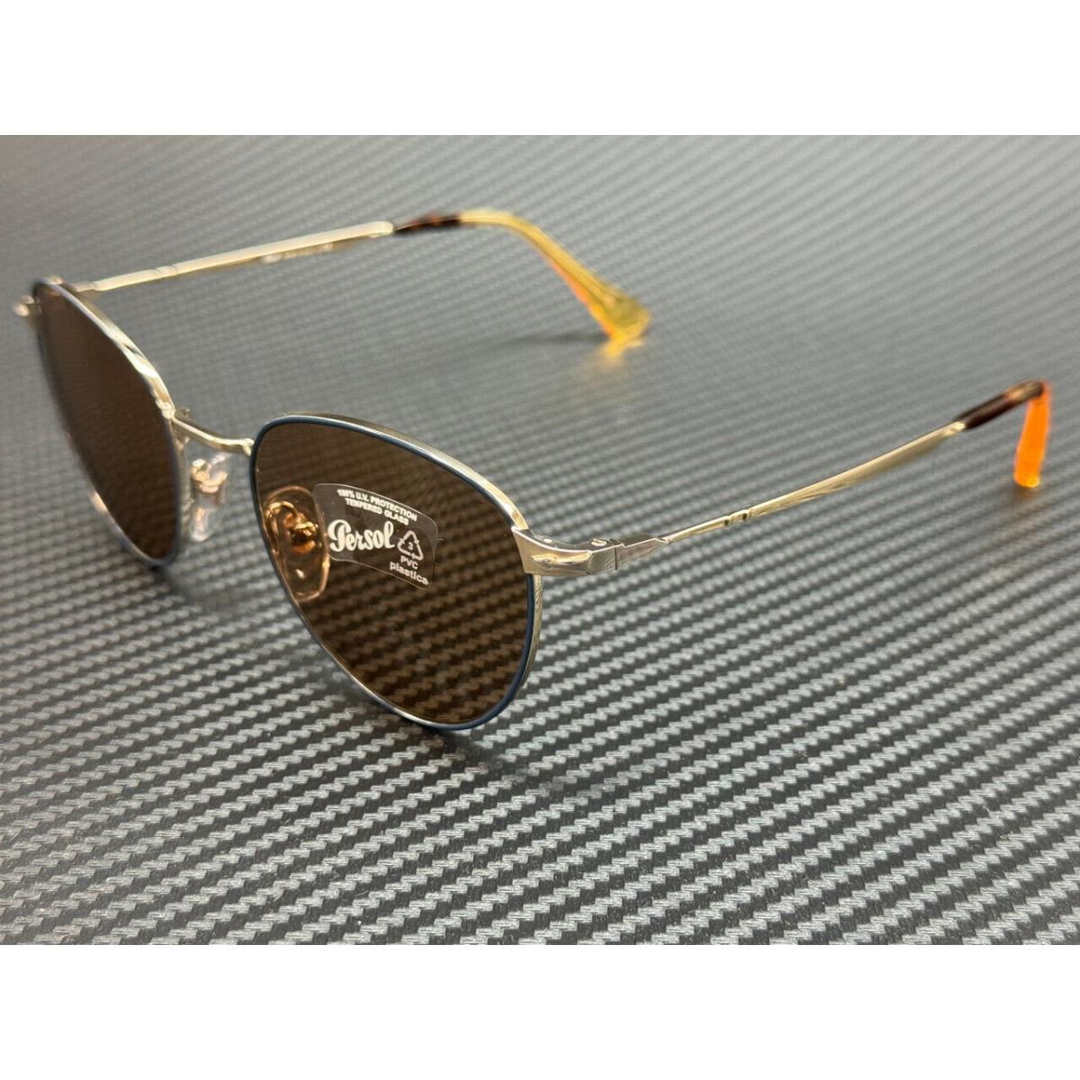 Persol PO2445S 108453 Gold Brown Unisex 52 mm Sunglasses