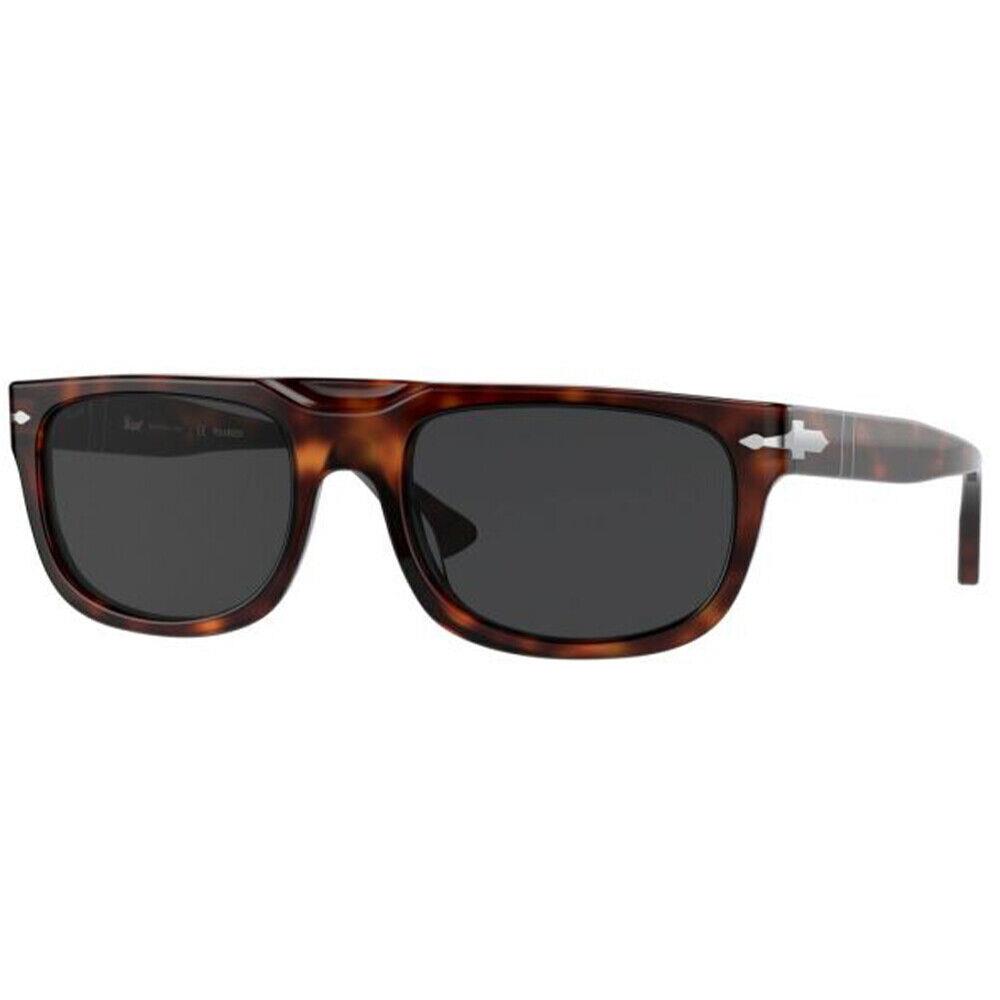 Persol PO3271S 24 48 Havana Rectangle Square Men`s 55 mm Polarized Sunglasses