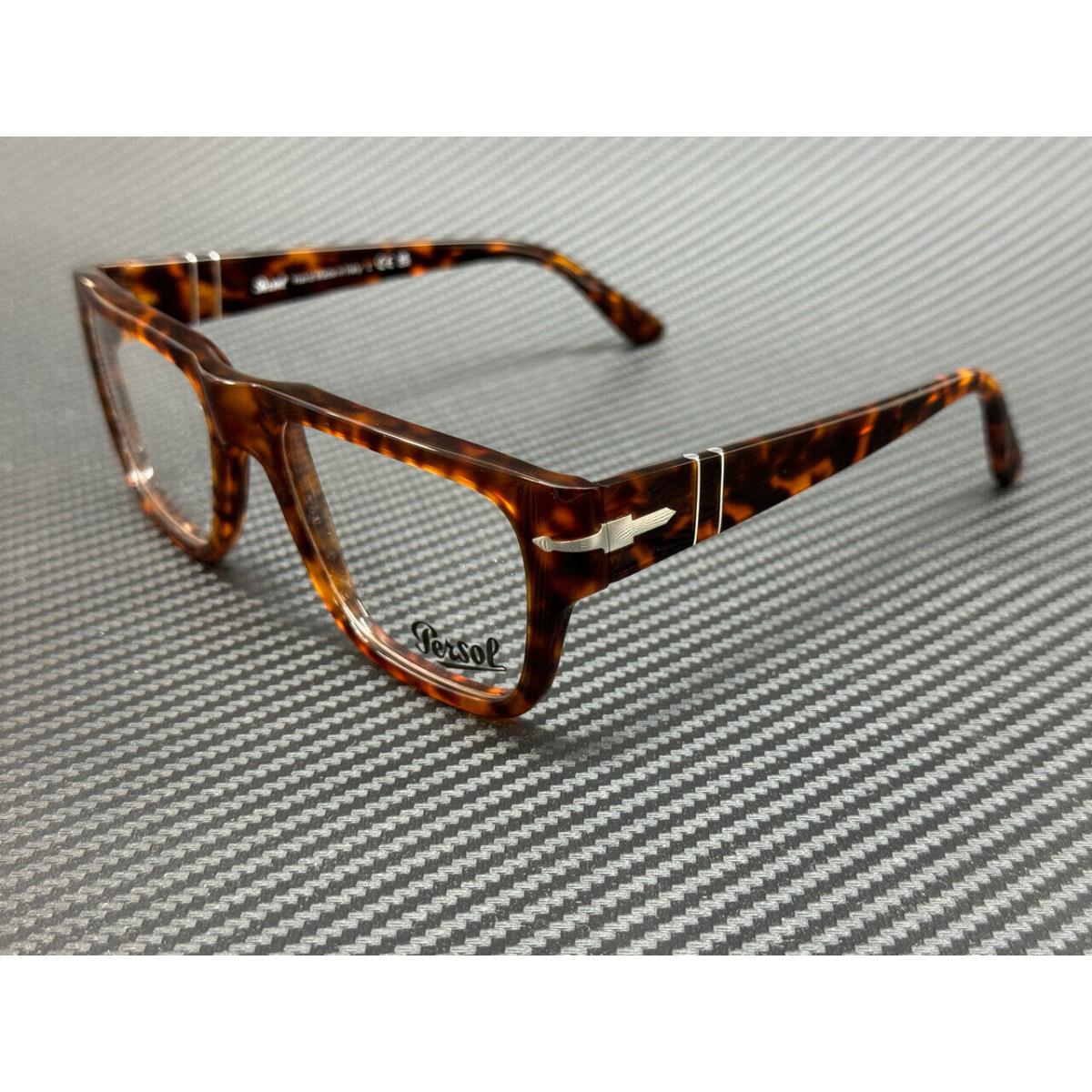 Persol PO3348V 24 Brown Havana Unisex 55 mm Eyeglasses