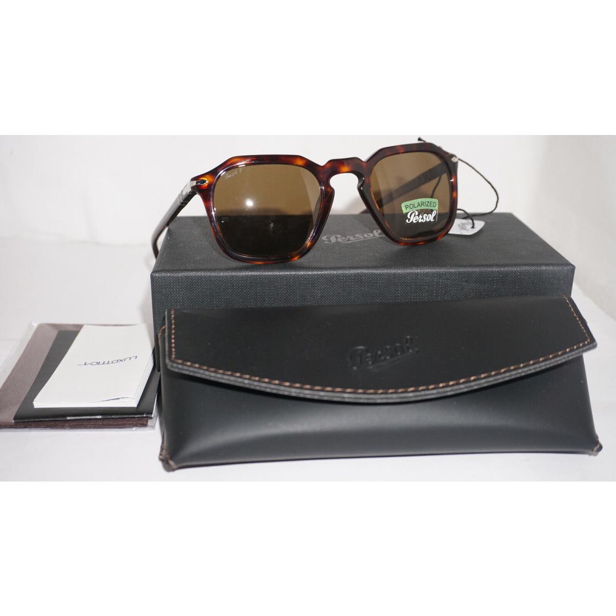 Persol Sunglasses Havana Brown Polarized PO3292S 24/57 48 21 145